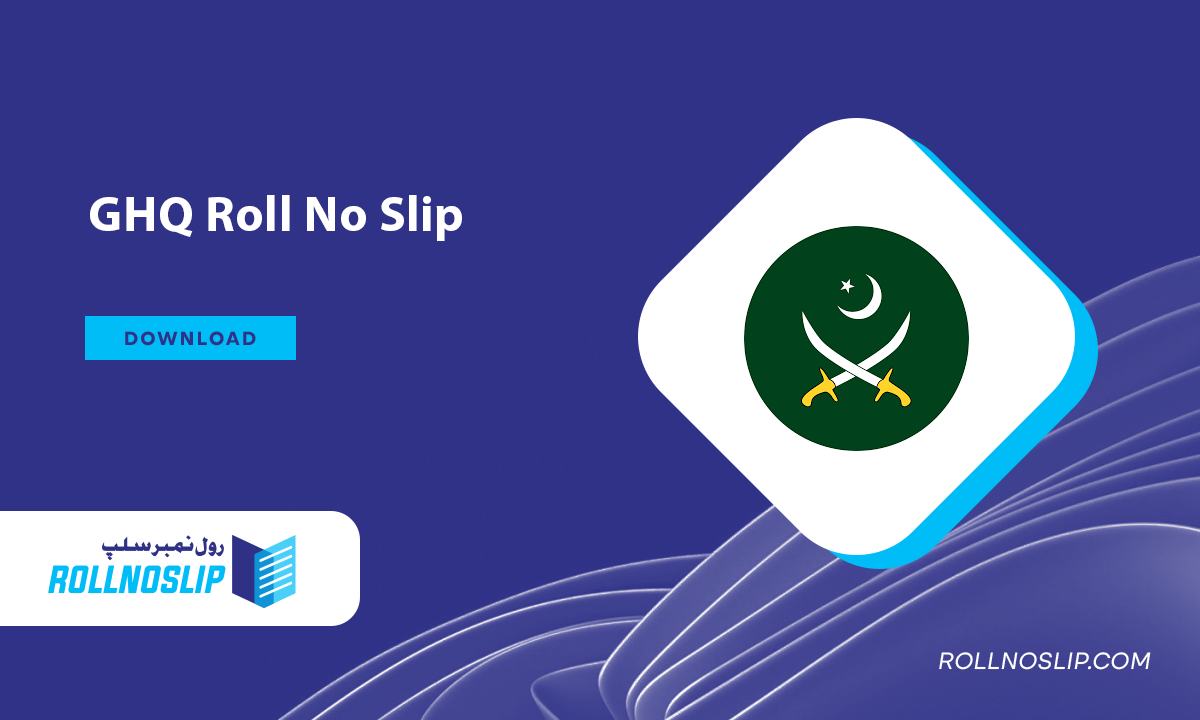 GHQ Roll No Slip