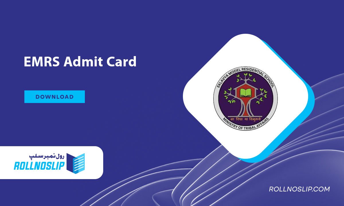 EMRS Admit Card