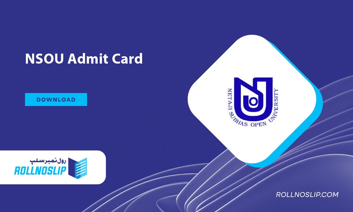 NSOU Admit Card