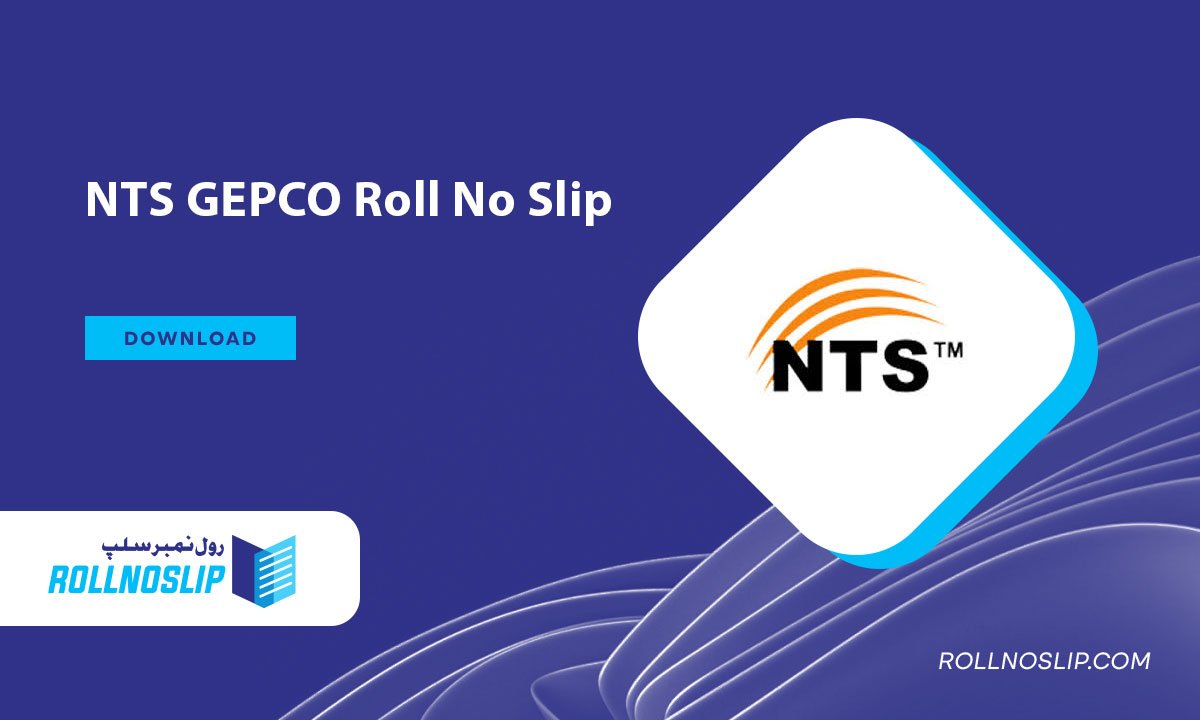 NTS GEPCO Roll No Slip