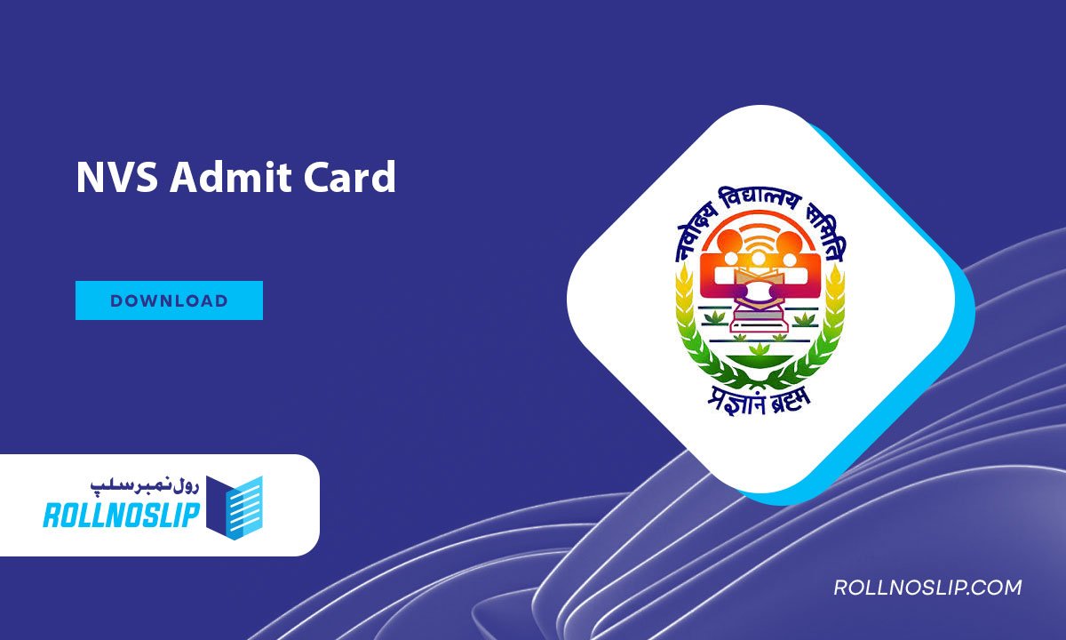 NVS Admit Card