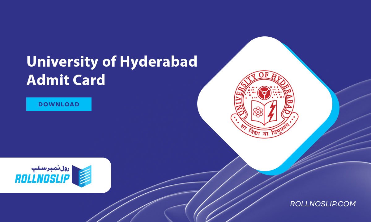 University of Hyderabad Admit Card